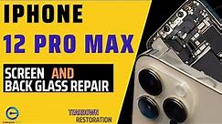iPhone 12 Pro Max I Screen and Back Glass Repair I Teardown Guide