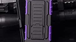 Cocomii Robot Belt Clip Holster iPhone SE/5S/5C/5 Case, Slim Thin Matte Kickstand Swivel Belt Clip Holster Reinforced Drop Protection Bumper Cover Compatible with Apple iPhone SE/5S/5C/5 (Purple)