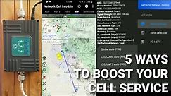 Boost Your Cell Phone Signal: 5 Ways to Improve Data Service! (Anntlent 4-Band 4G / LTE Booster)