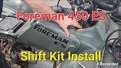 Honda Foreman 450ES Electric Shift Bypass Kit Installation @hondaesshiftkit