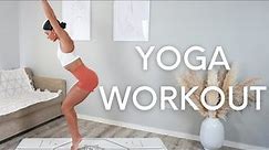25 MIN PILATES YOGA WORKOUT || Power Yoga For Strength