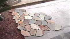 How To Install Flagstone - Americas Stone Company - Meshed Flagstone Installation