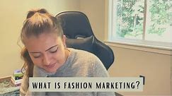 What is Fashion Marketing? | chloscall