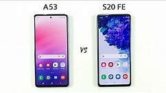 Samsung A53 vs Samsung S20 FE Speed Test & Camera Comparison