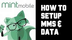 Mint Mobile How To Setup Data MMS - APN Settings For Android - MMS & Data Settings Setup