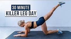 30 MIN KILLER Lower Body HIIT Workout - No Repeat, No equipment