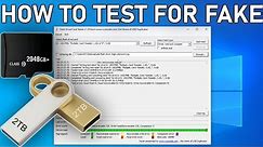 USB Flash Drive Card Tester Guide