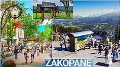 Zakopane, Gubałówka, Krupówki, Butorowy Wierch, Ski jumping, Tatra mountains. Summer 2023