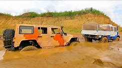Mud Wars: RC Cars Battle on Extreme Mud Terrains - Mercedes, Ford, Jeep, Chevrolet and Land Rover!