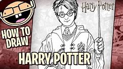 How to Draw HARRY POTTER (Harry Potter Movie Series) | Narrated Easy Step-by-Step Tutorial