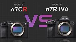 Sony alpha a7CR vs Sony alpha a7R IVA