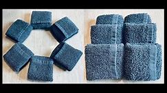 DIY: How to Fold a Towel Into a Pocket Face Towels/Wash Cloths/Mini Towels {MadeByFate} #550