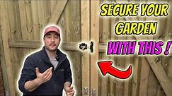Fit a Key Lock to a Gate | TOUGH Security For Your Garden