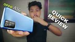OPPO A16 Unboxing & First impression | Camera Test | Game Test | 🔥Specifications & More [4K]