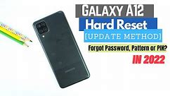 How To Hard Reset Samsung Galaxy A12 | Forgot Pattern/PIN Unlock