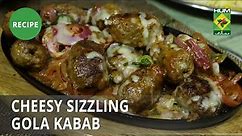 Cheesy Sizzling Gola Kabab Recipe | Lazzat | Masala TV | Samina Jalil | Desi Food