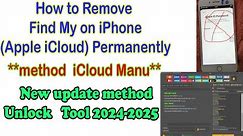 method iCloud Manu / How to Remove Find My on iPhone (Apple iCloud) Permanently
