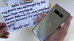 Restoring Destroyed Phone | Restore Samsung Galaxy Note 8 | Restoration Broken Phone