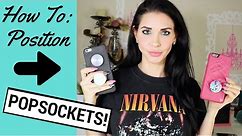 PopSockets - How To Position a PopSocket - How To Put On a PopSocket