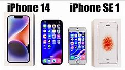 iPhone 14 vs iPhone SE 1 2016 - iOS 16 vs iOS 15 SPEED TEST