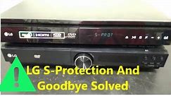 How To Fix S-Protection And Goodbye Error In LG Home Theaters And HiFis
