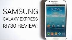 Samsung Galaxy Express I8730 review