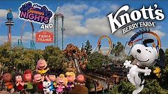 Knotts Berry Farm THEME PARK (FULL TOUR) [Summer Nights and Fiesta Village] NEW RIDES!