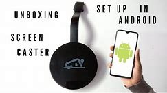 [HD] SCREEN CASTER - UNBOX AND SET UP FOR ANDROID 9 ABOVE