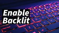 How to Enable keyboard Light on Acer laptop (Easy) | Enable Backlit Keyboard