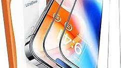 9H+ Glass for iPhone 15 Screen Protector [Full Coverage & Military Grade Shatterproof] Screen Protector 15 Tempered Glass [Longest Durable] Auto-Installation, 2 Packs
