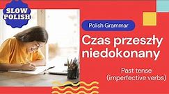 Polish Grammar: Czas przeszły niedokonany (Past Imperfective Tense) - Introduction
