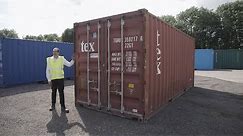 Introduction to a used 20ft shipping container