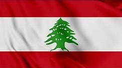 Lebanon Flag Waving Background | HD | FREE DOWNLOAD