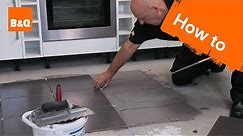 How to tile a floor part 2: laying the tiles