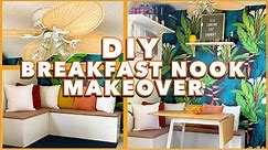 EXTREME $200 Rental Kitchen BREAKFAST NOOK Makeover | DIY Ikea Storage Benches | Tiny Space Makeover