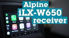 Alpine iLX-W650 receiver with Android Auto and CarPlay | Crutchfield