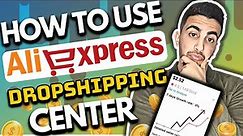 How To Use AliExpress Dropshipping Center | Product Research