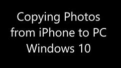 How To Transfer Photos from iPhone to Windows 10 PC - GoldenYearsGeek.com