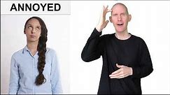 How to sign ANNOYED in ASL | American Sign Language | Learn ASL | Sign Language Lesson