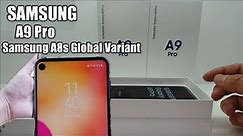 Samsung A8s [Samsung Galaxy a9 pro 2019 Global Variant] Unboxing | Specs price launch in India