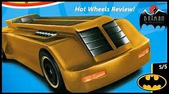 Batman Animated Series Gold Batmobile 2023 Hot Wheels Review