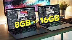 The NEW M1 Macs - 8GB or 16GB RAM For Video Editing?