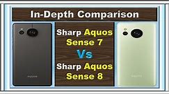 Sharp Aquos Sense 8 vs Sharp Aquos Sense 7 Comparison