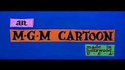 Tom and Jerry An mgm cartoon made in Hollywood USA the end 1958