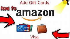 How To Use Visa Gift Cards On Amazon