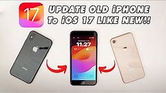 How to Update iOS 15 to 17 | Install iOS 17 on Old iPhone 6s, 7, 8 & X