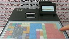 How To Use The Sharp XE-A217 Cash Register Sharp XEA217B / XEA217