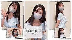 Japanese LOOKBOOK Light Blue Dress Fashion Show Video