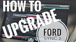 How to Upgrade Outdated Ford Sync 2 / MFT to the latest Map Data, New Roads and POI upgrade