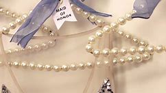 First Of All - DIY Pearl Wedding Hangers See full written...